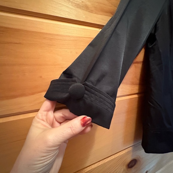 Chico's Black Utility Jacket with Tailored Fit and Notched Lapel size 1 (8/10) - Picture 2 of 7